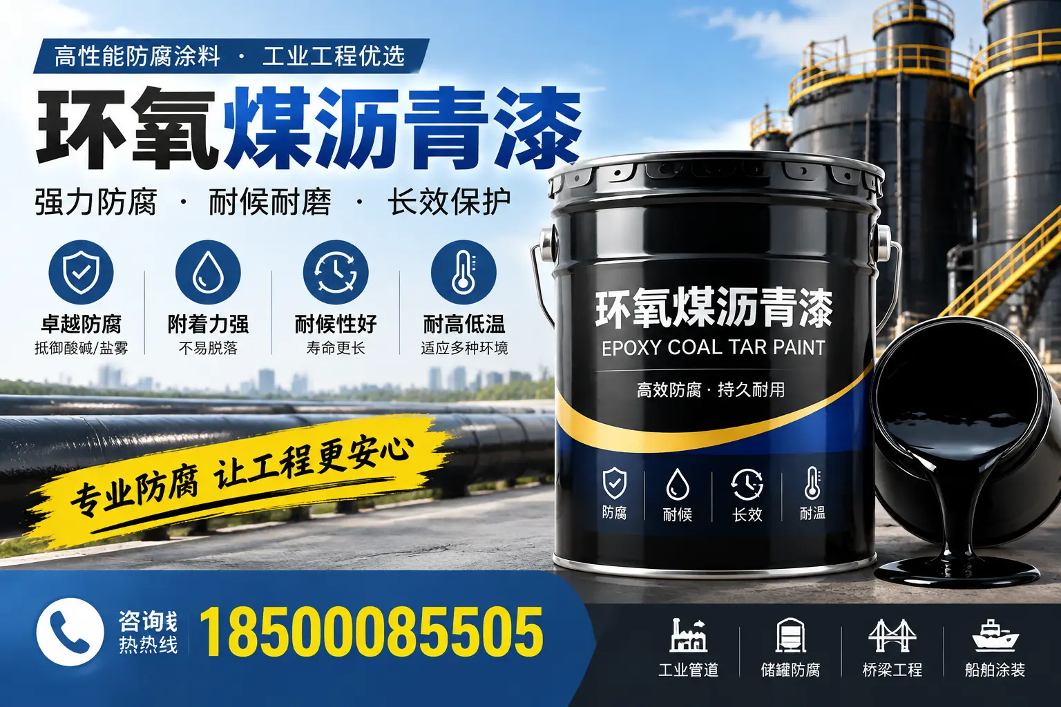 环氧煤沥青漆的施工方法与注意事项，确保在五指山顺利完成